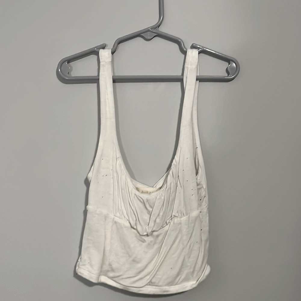 White tank top
